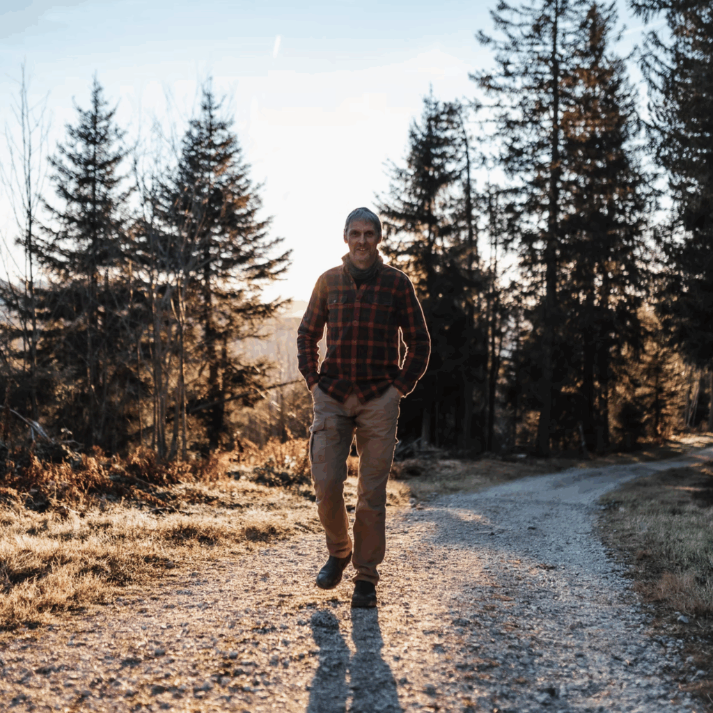 Beat B&auml;hler im Wald